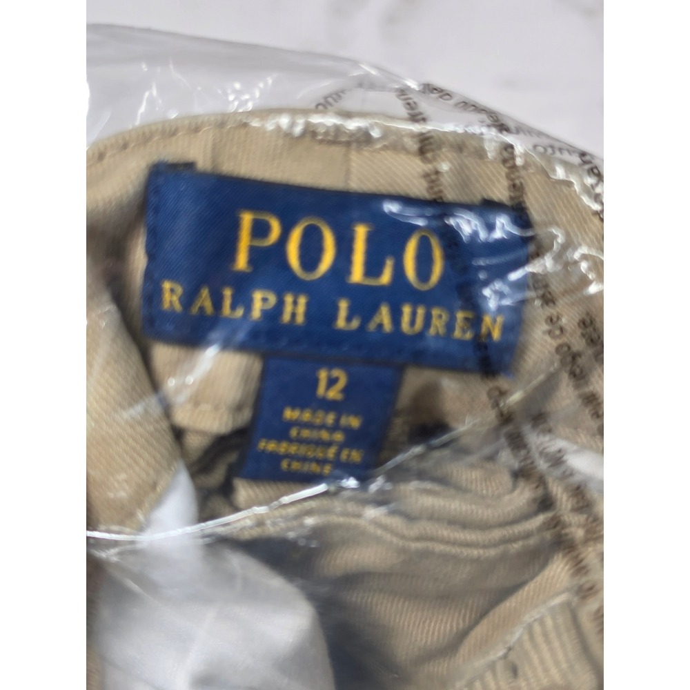 Polo Ralph Lauren Boys Size 12 Khaki Chino Pants New With Tags 313698871001 - Picture 6 of 8